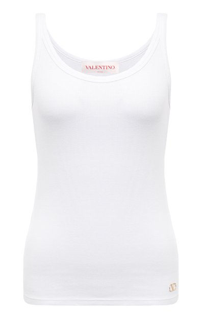 Хлопковая майка VALENTINO, арт. 3B3MC01C81J, фото 1