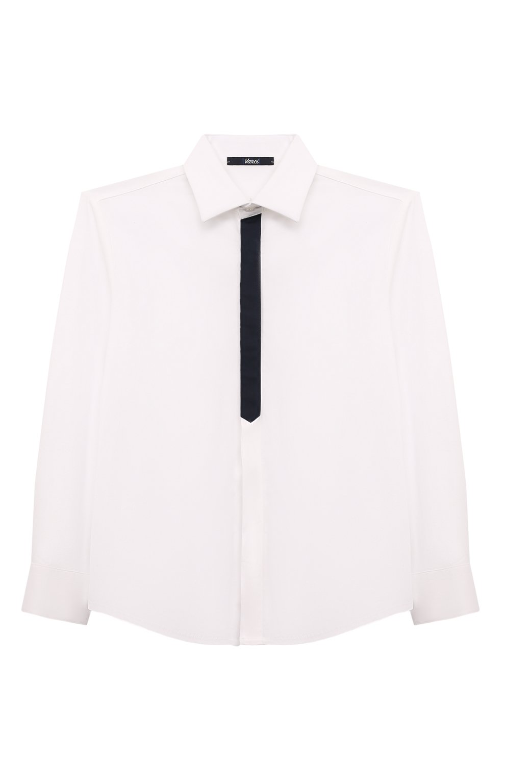 Хлопковая рубашка VARCI белого цвета по цене 15200 руб., арт. VR2467U, фото 1 Хлопковая рубашка VARCI, арт. VR2467U, фото 1
