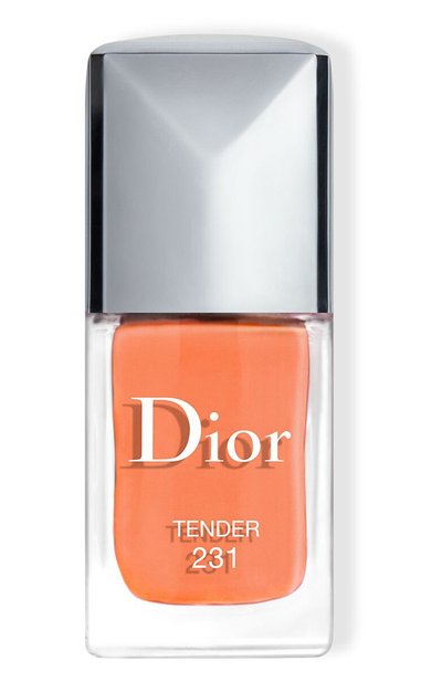 Женский лак для ногтей с эффектом гелевого покрытия dior vernis, оттенок 231 нежность (10ml) DIOR, арт. C033500231