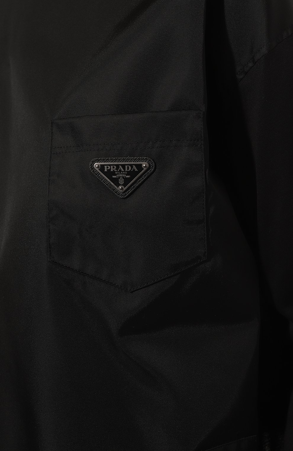 Топ PRADA черного цвета по цене 115000 руб., арт. 134620-1XBH-F0002-202, фото 5 Топ PRADA, арт. 134620-1XBH-F0002-202, фото 5