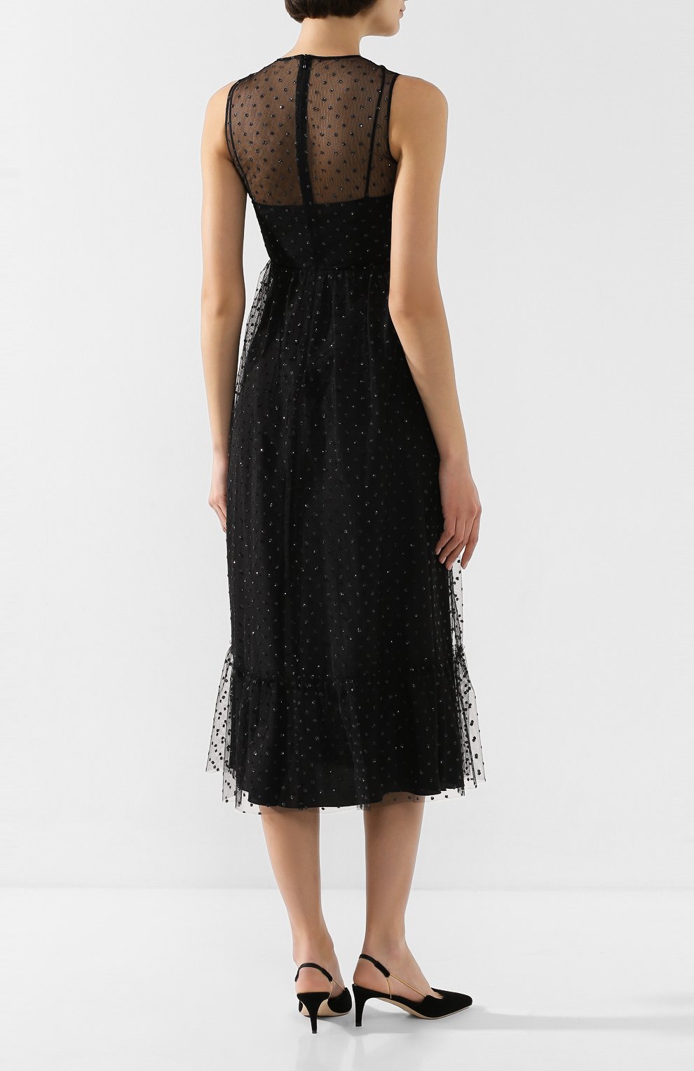 Платье REDVALENTINO черного цвета по цене 116500 руб., арт. TR3VAL00/4RL, фото 4 Платье REDVALENTINO, арт. TR3VAL00/4RL, фото 4