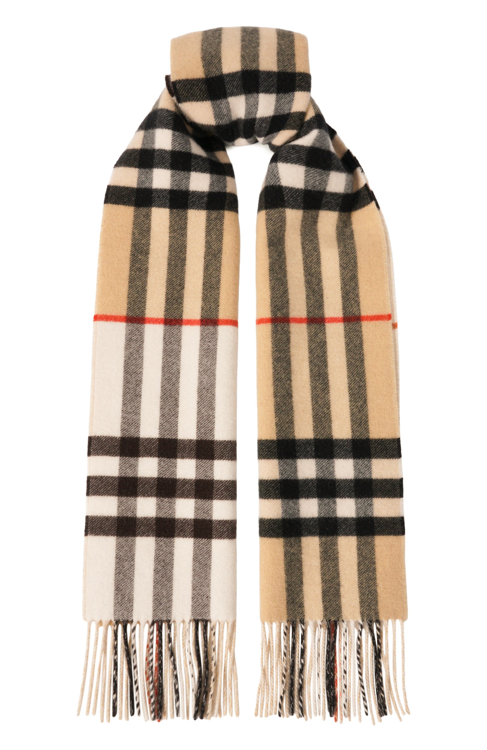 Кашемировый шарф BURBERRY бежевого цвета по цене 87000 руб., арт. 8113922, фото 1 Кашемировый шарф BURBERRY, арт. 8113922, фото 1
