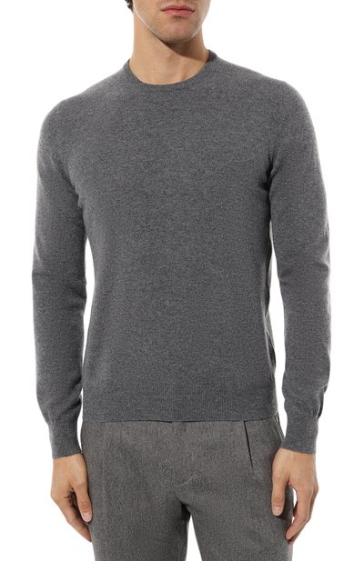 Кашемировый джемпер GRAN SASSO темно-серого цвета по цене 53550 руб., арт. 55167/15590, фото 3 Кашемировый джемпер GRAN SASSO, арт. 55167/15590, фото 3