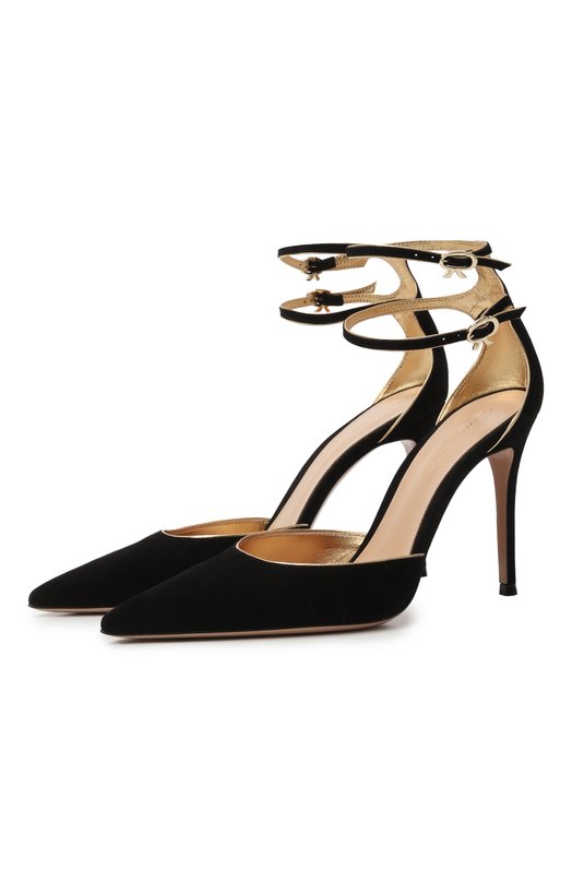 Замшевые туфли Ivette 95 Gianvito Rossi G40397.95RIC.XCKNEME Чёрный G40397.95RIC.XCKNEME