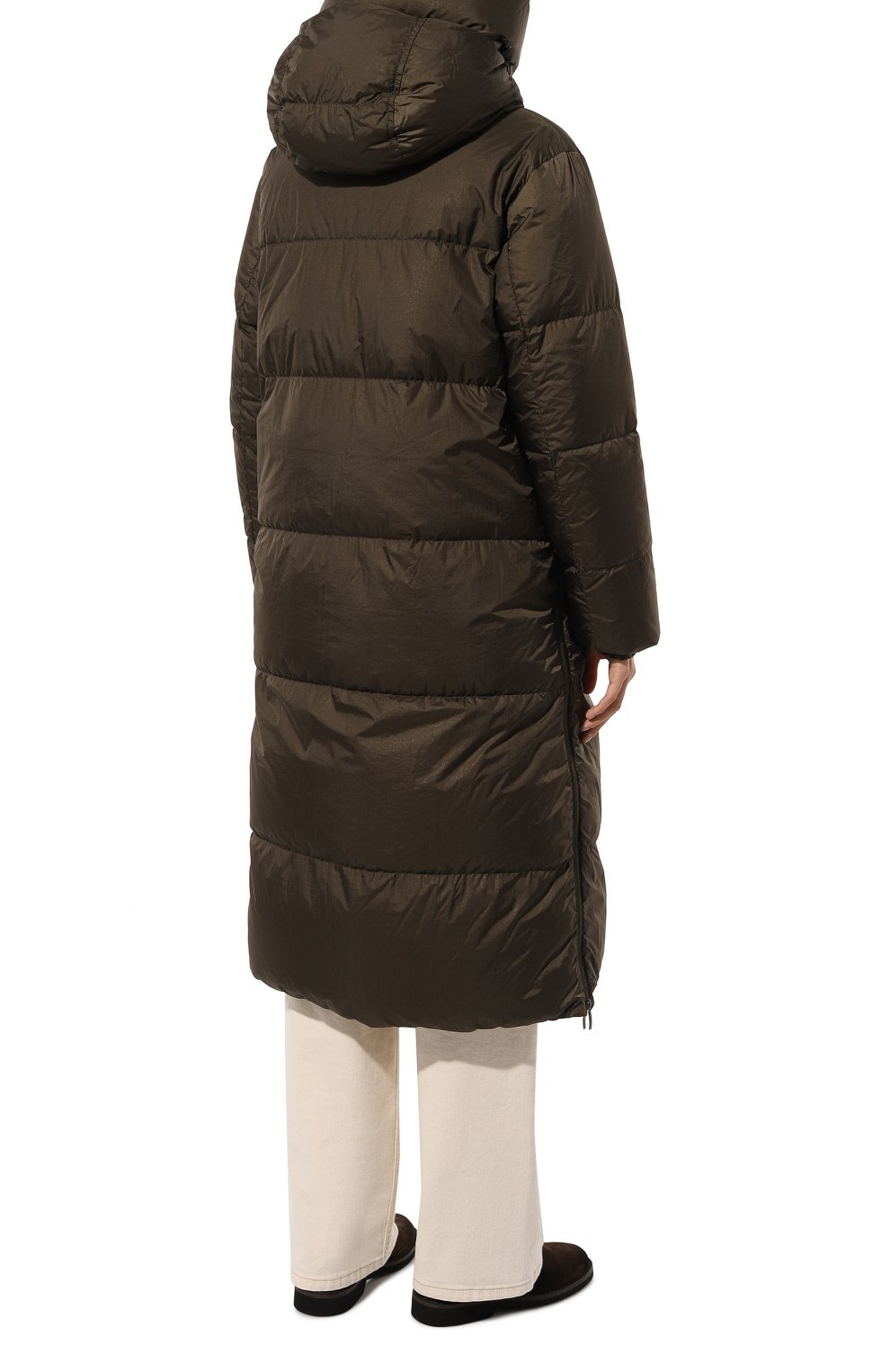 Двусторонний пуховик PARAJUMPERS хаки цвета по цене 87800 руб., арт. PWPUSB33, фото 4 Двусторонний пуховик PARAJUMPERS, арт. PWPUSB33, фото 4