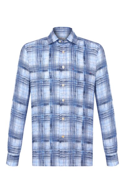Мужская льняная рубашка KITON, арт. UMCNERH0924407