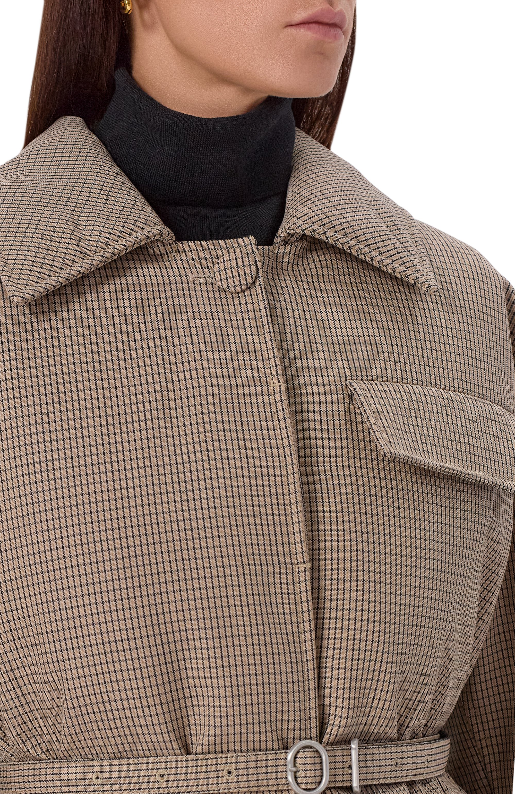 Пуховик JIL SANDER бежевого цвета по цене 351500 руб., арт. J02AF0120-J40188, фото 5 Пуховик JIL SANDER, арт. J02AF0120-J40188, фото 5