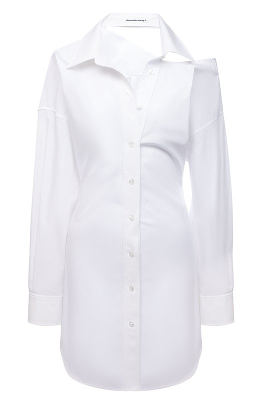 

Хлопковое платье alexanderwang.t, Белый