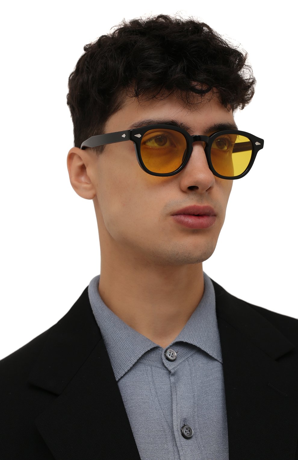 Солнцезащитные очки MOSCOT черного цвета по цене 39950 руб., арт. LEMT0SH BASE 2 SUN 0200-TG, фото 3 Солнцезащитные очки MOSCOT, арт. LEMT0SH BASE 2 SUN 0200-TG, фото 3
