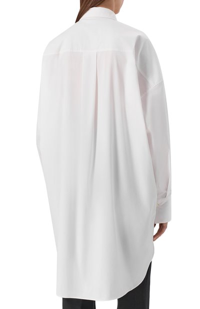 Хлопковая рубашка BRUNELLO CUCINELLI белого цвета по цене 161000 руб., арт. M0091ML916, фото 4 Хлопковая рубашка BRUNELLO CUCINELLI, арт. M0091ML916, фото 4