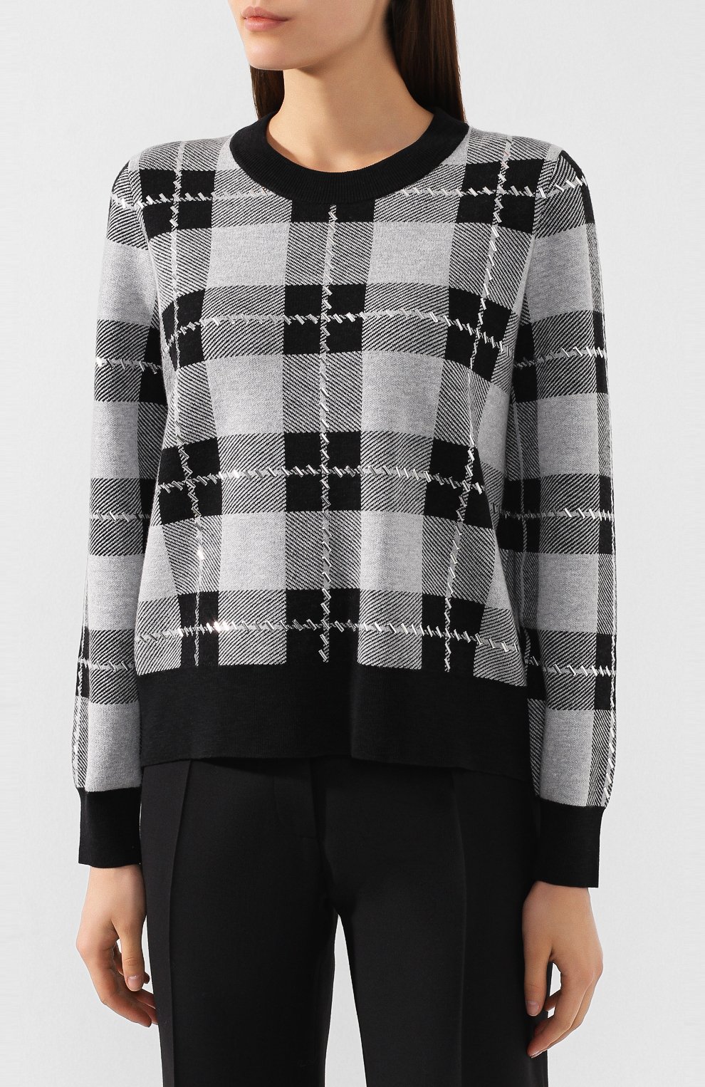Свитшот в клетку MICHAEL MICHAEL KORS, арт. MU96NZJBYM, фото 3