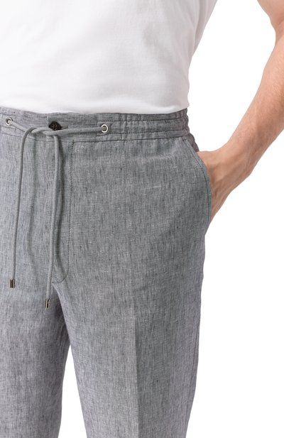 Льняные брюки CORNELIANI, арт. 254L27-2514159, фото 5
