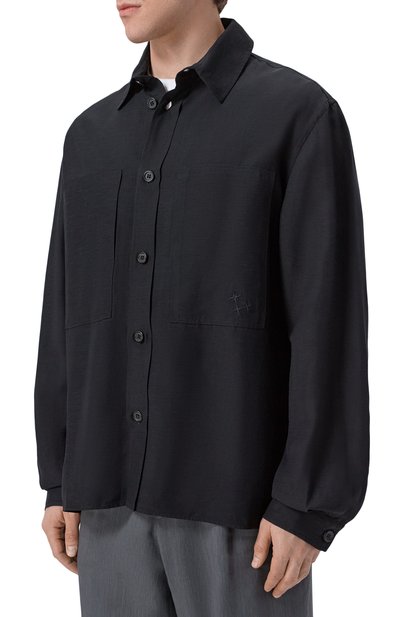 Рубашка из вискозы и льна LANEUS, арт. S6LAMASI072, фото 3