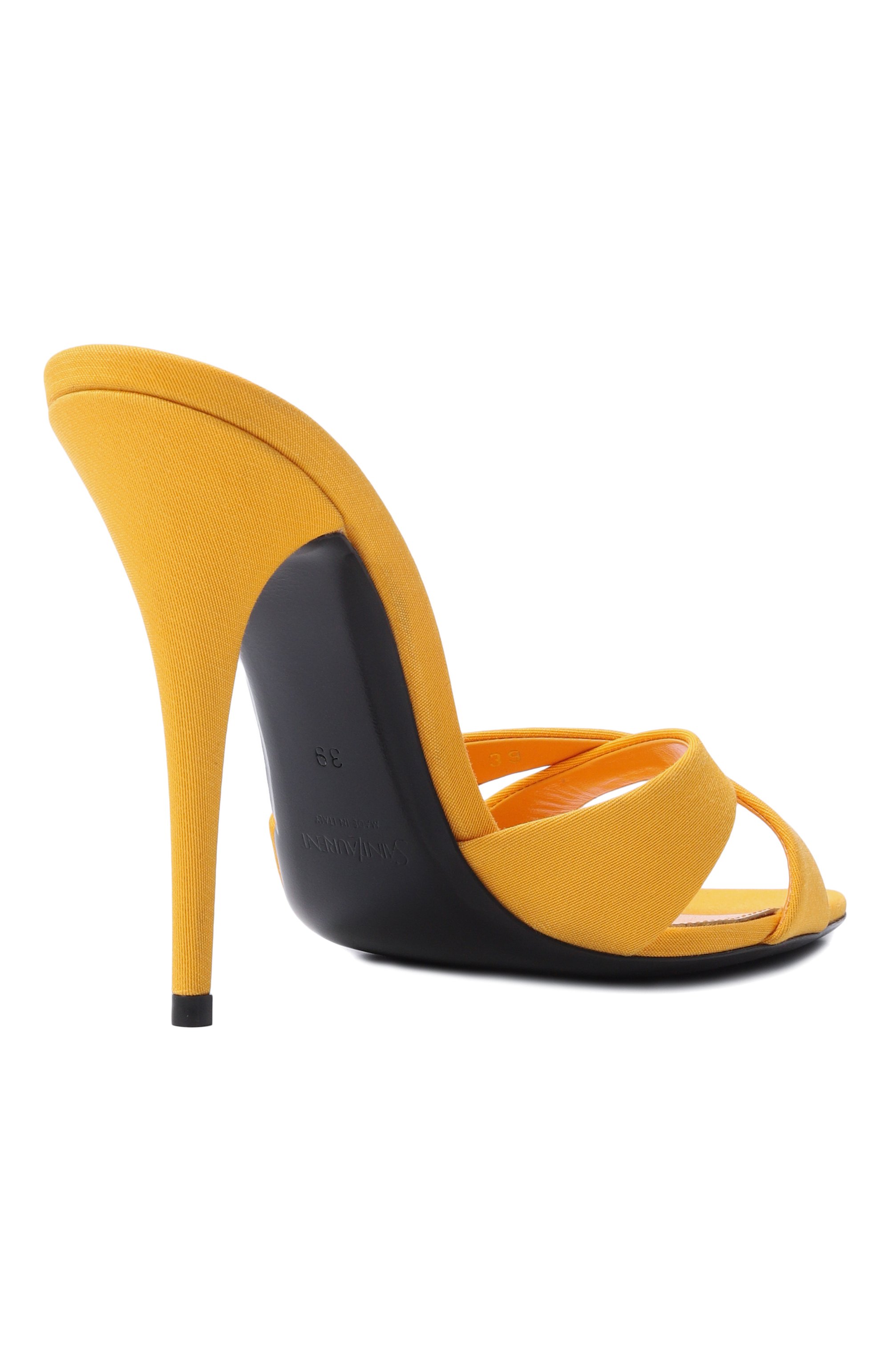 Текстильные мюли kirat 110 SAINT LAURENT, арт. 859308/AAF3H, фото 5