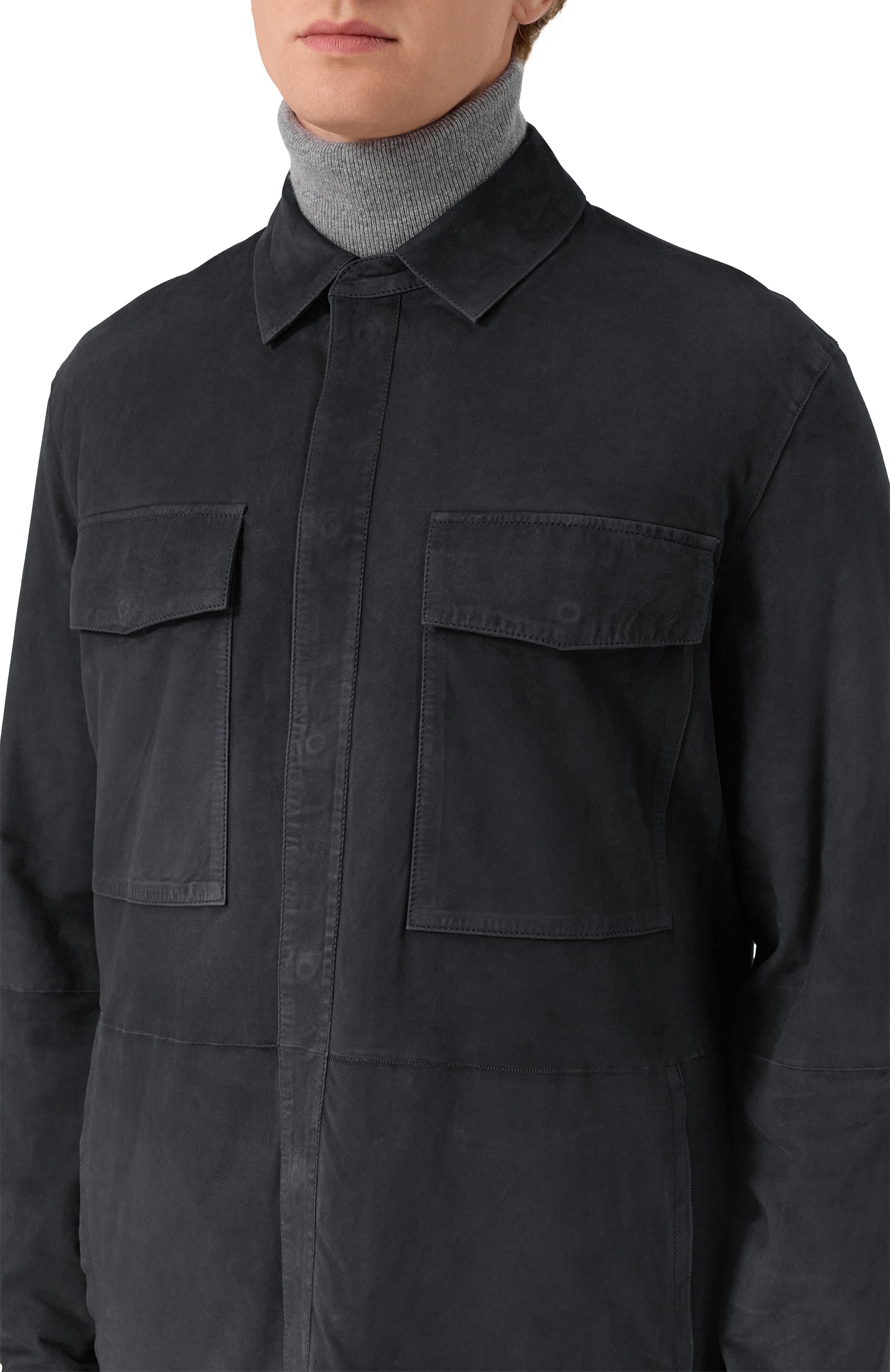 Замшевая куртка-рубашка CORNELIANI, арт. 26L5N1-2620101, фото 5