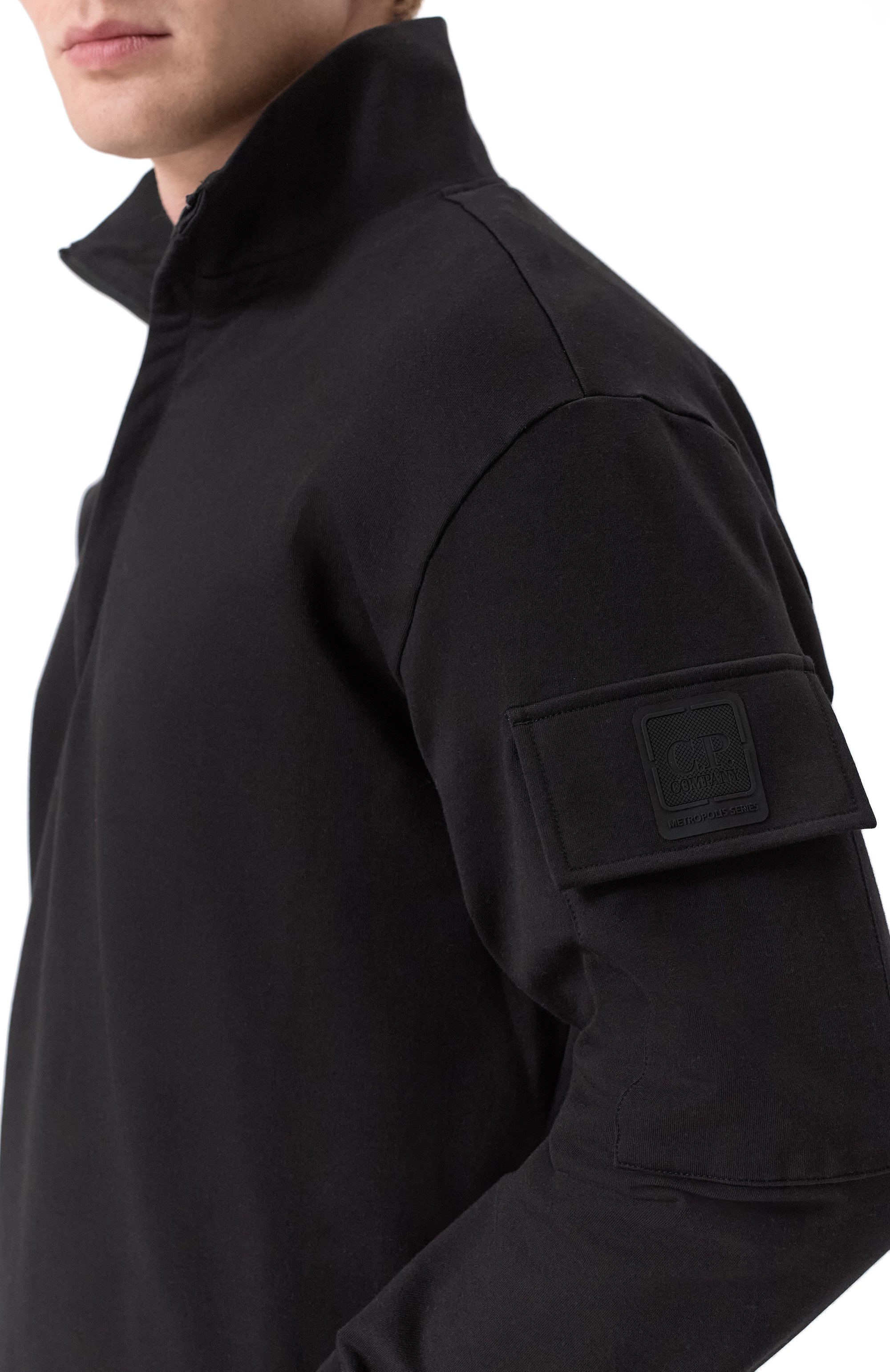 Хлопковый анорак C.P. COMPANY черного цвета по цене 29950 руб., арт. 20CLSS010A/006452W, фото 5 Хлопковый анорак C.P. COMPANY, арт. 20CLSS010A/006452W, фото 5