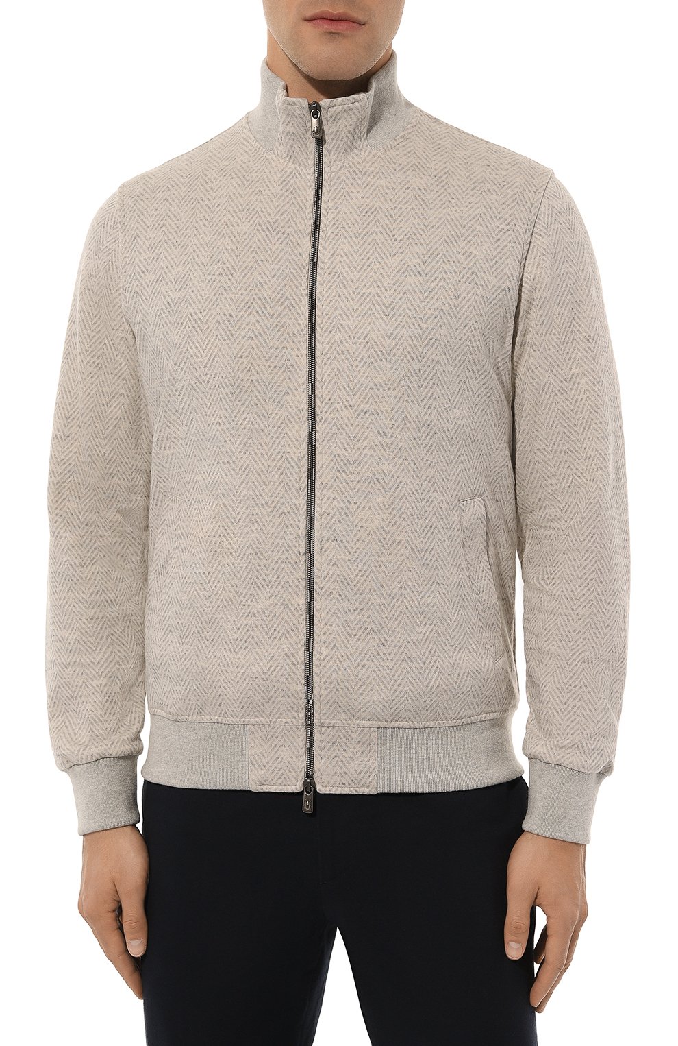 Толстовка из хлопка и ка�шемира CAPOBIANCO, арт. 17M454.SP00., фото 3