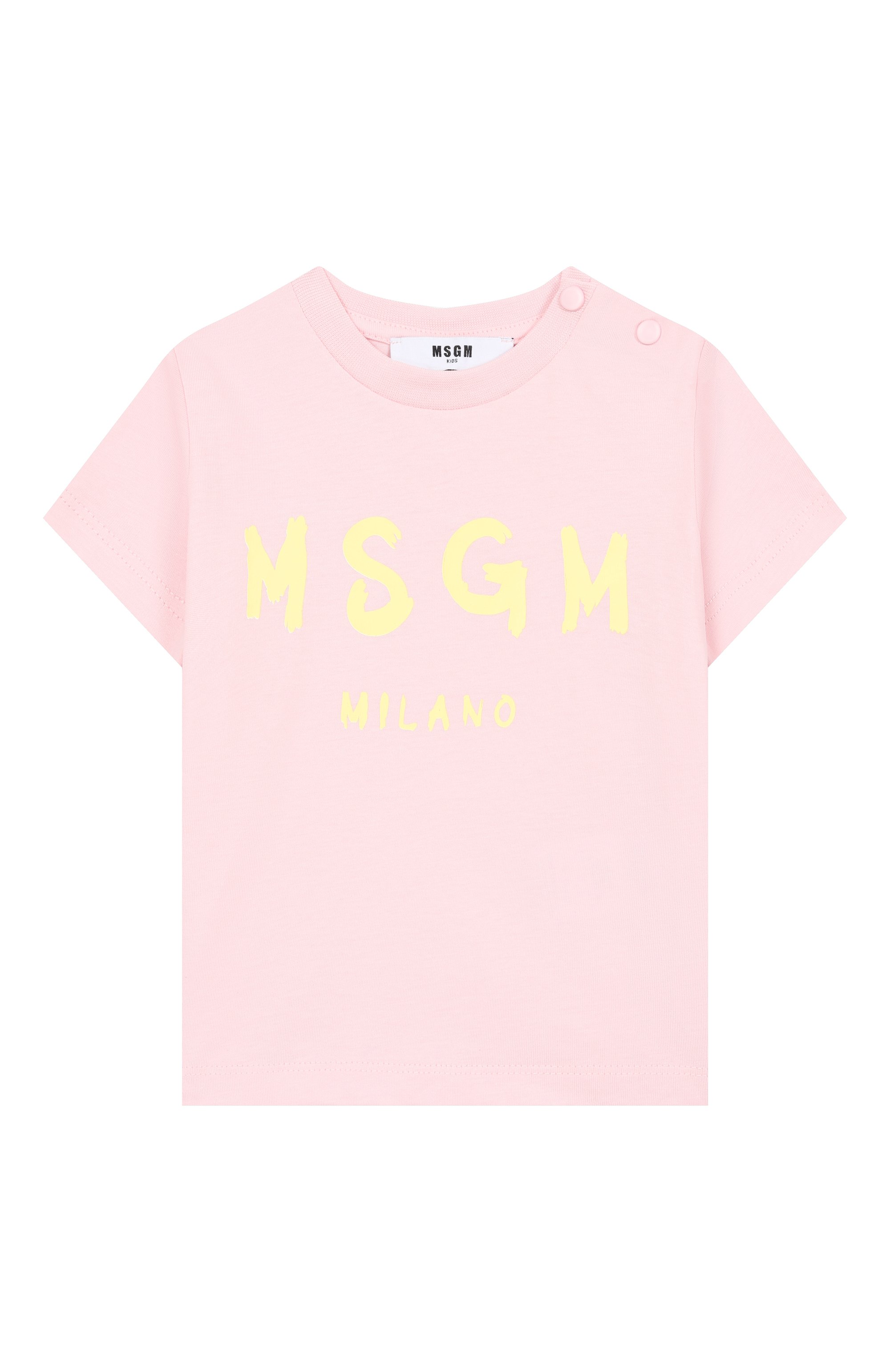 Хлопковая футболка MSGM KIDS, арт. S6MSUNTH266, фото 1