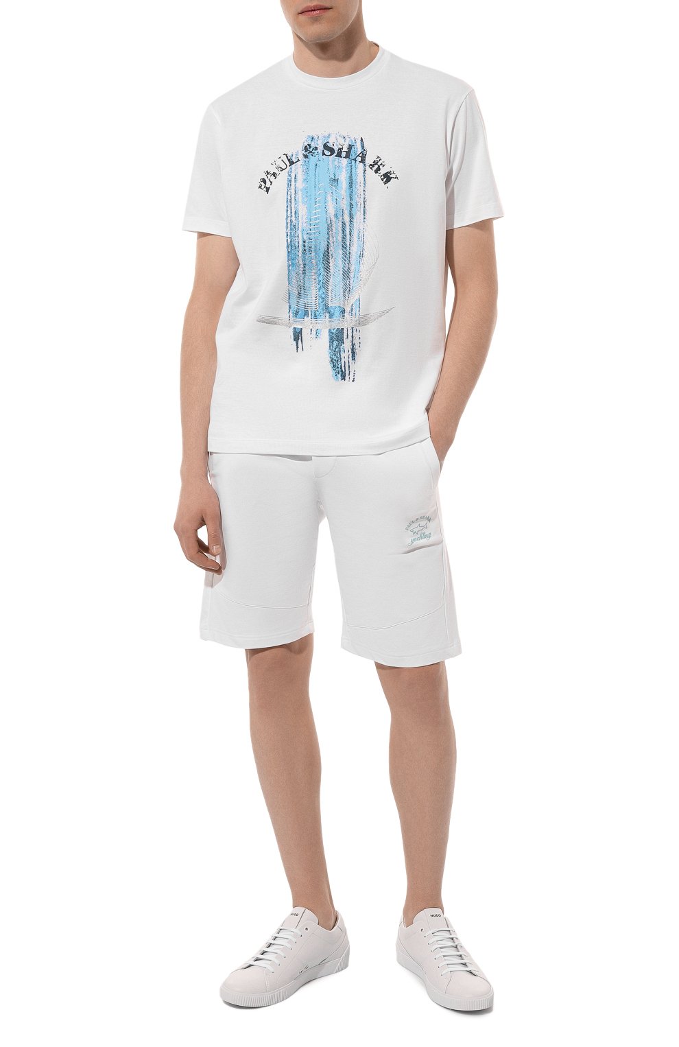 Хлопковая футболка PAUL&SHARK, арт. 23411076, фото 2