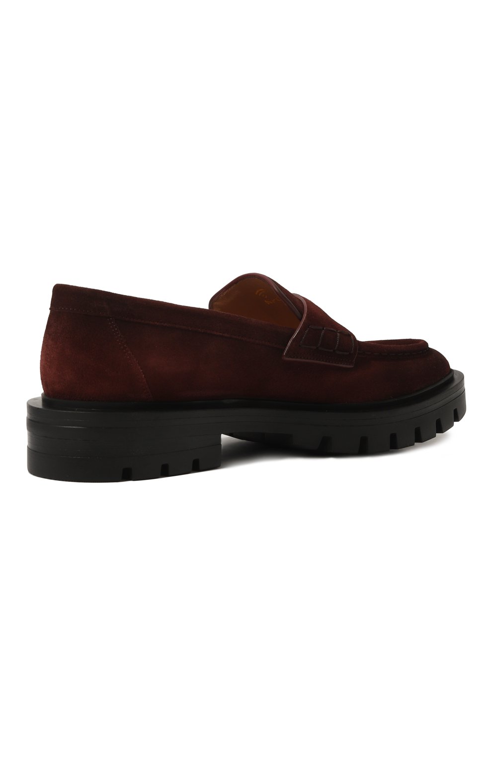 Замшевые пенни-лоферы SANTONI, арт. WUCG59020NERNHSY, фото 5