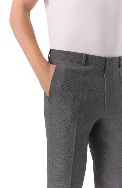 Брюки HUGO темно-серого цвета по цене 18950 руб., арт. 50548934, фото 5 Брюки HUGO, арт. 50548934, фото 5