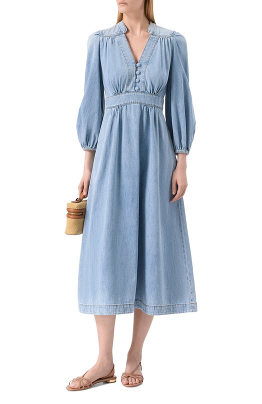 Кожаные сандалии Talk to me Aquazzura TTMFLAS0-NAP-PWP Бежевый  TTMFLAS0-NAP-PWP Фото 3