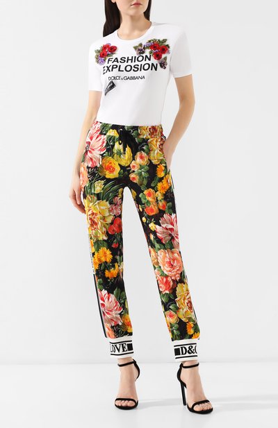 Хлопковая футболка DOLCE & GABBANA, арт. F8K74Z/G7RYP, фото 2