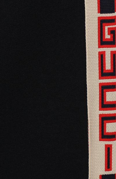 Хлопковые джоггеры с лампасами GUCCI, арт. 497950/X9L52, фото 3