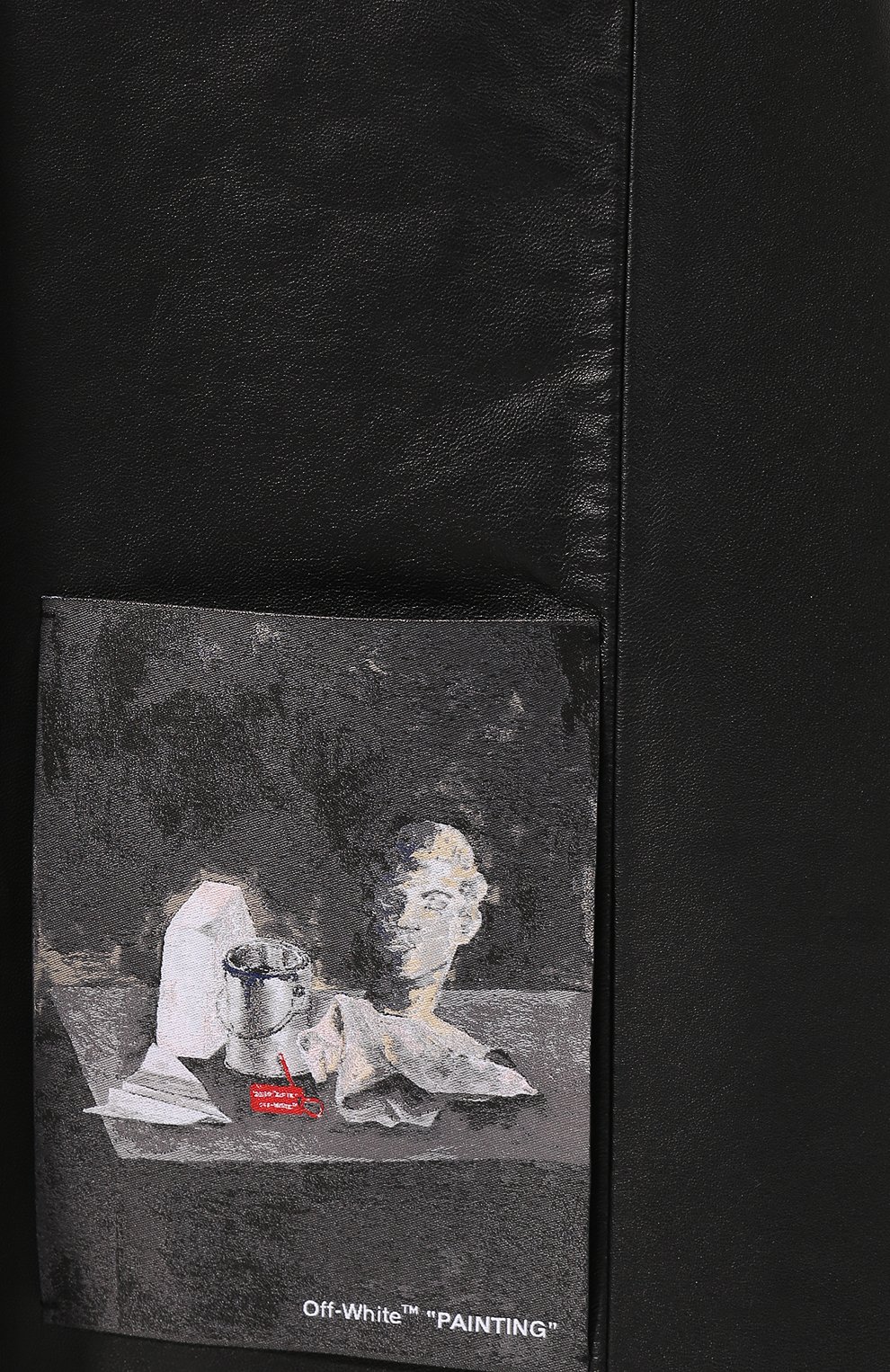 Кожаное пальто OFF-WHITE, арт. 0WJA022F199860501000, фото 5