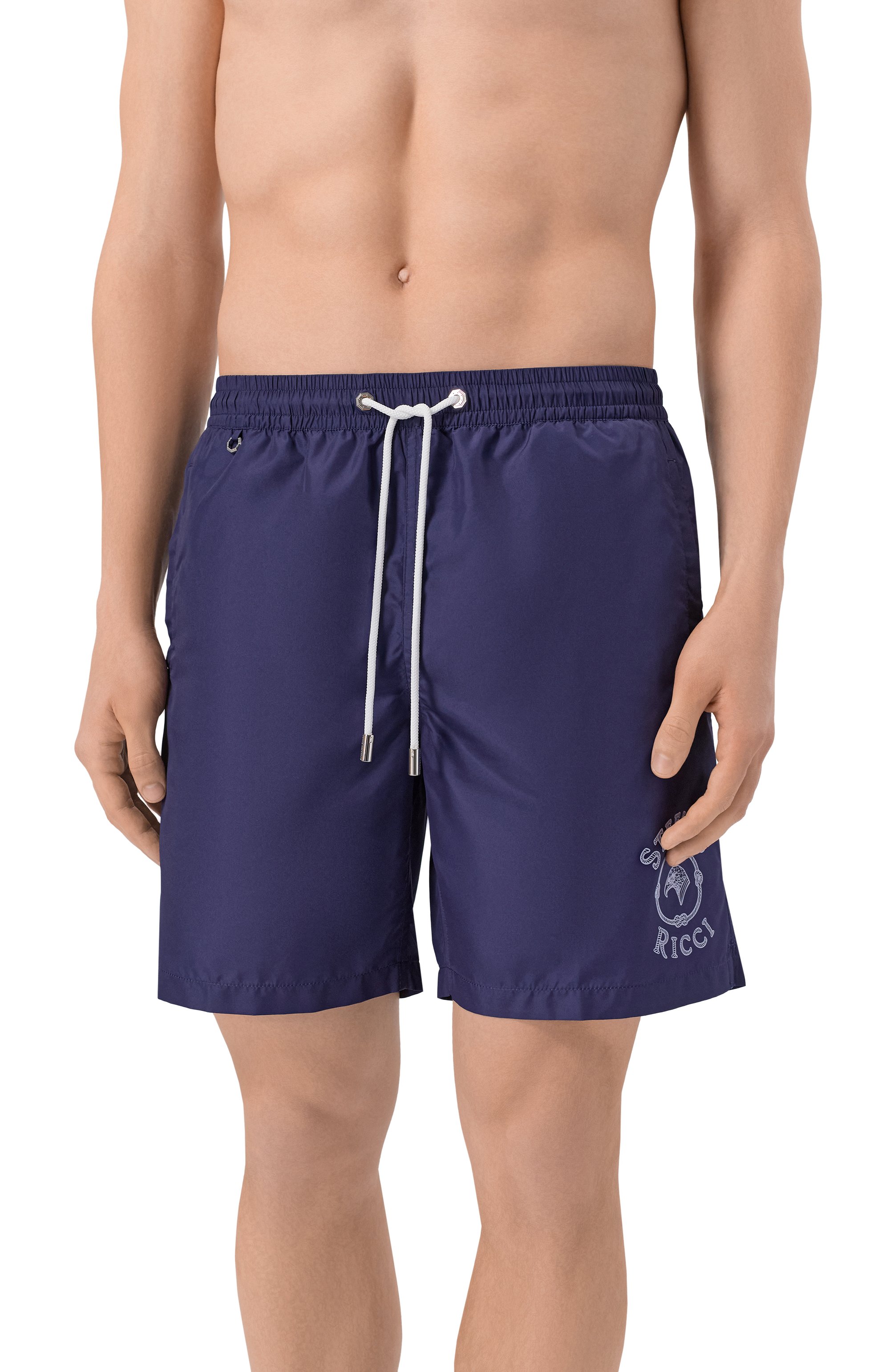 Плавки-шорты STEFANO RICCI темно-синего цвета по цене 103000 руб., арт. M6B6200040/DFC001, фото 2 Плавки-шорты STEFANO RICCI, арт. M6B6200040/DFC001, фото 2