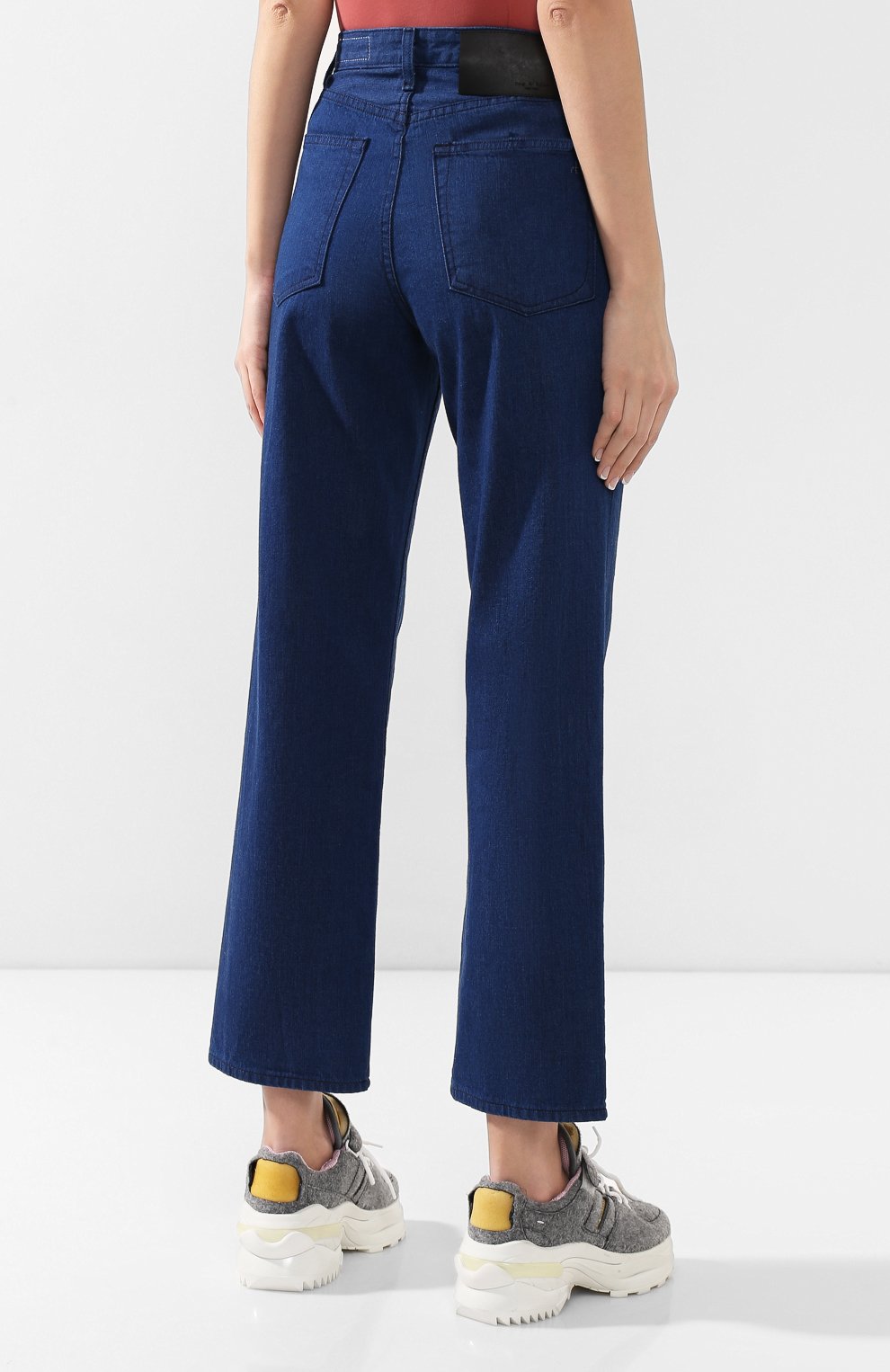 Джинсы RAG AND BONE синего цвета по цене 25900 руб., арт. WDD19F2665T6FR, фото 4 Джинсы RAG AND BONE, арт. WDD19F2665T6FR, фото 4