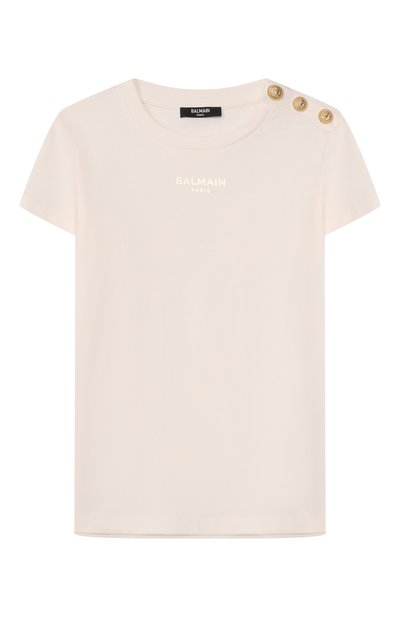 Хлопковая футболка BALMAIN, арт. BY8A01