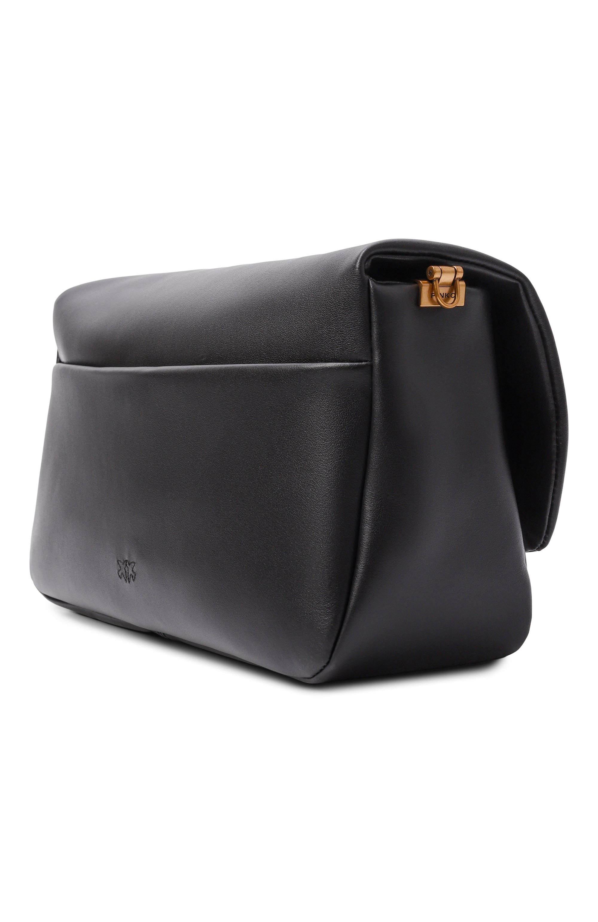 Сумка love click soft medium PINKO черного цвета по цене 39950 руб., арт. 106178/A0Q0, фото 4 Сумка love click soft medium PINKO, арт. 106178/A0Q0, фото 4