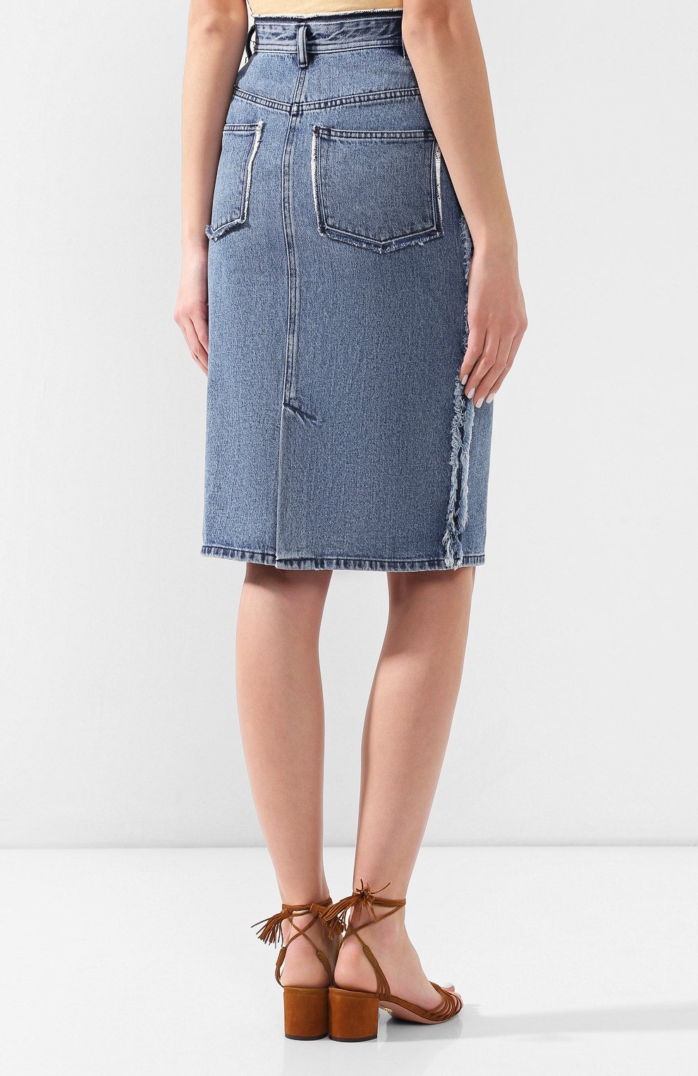 Джинсовая юбка ACNE STUDIOS, арт. AF0042, фото 4