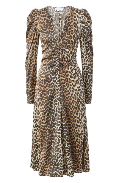 Женское платье из вискозы GANNI, арт. W0330/6757