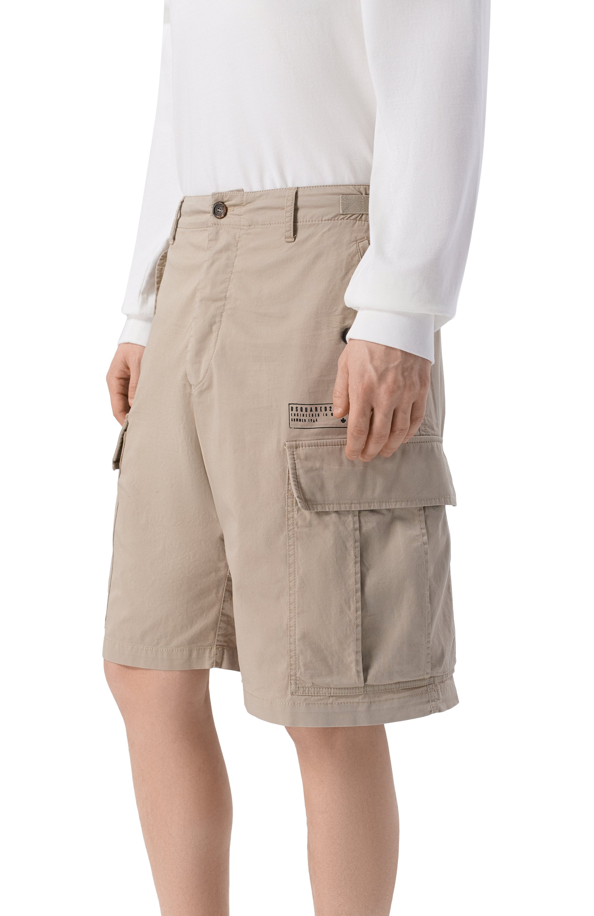 Хлопковые шорты DSQUARED2, арт. S74MU0965/S35175, фото 3