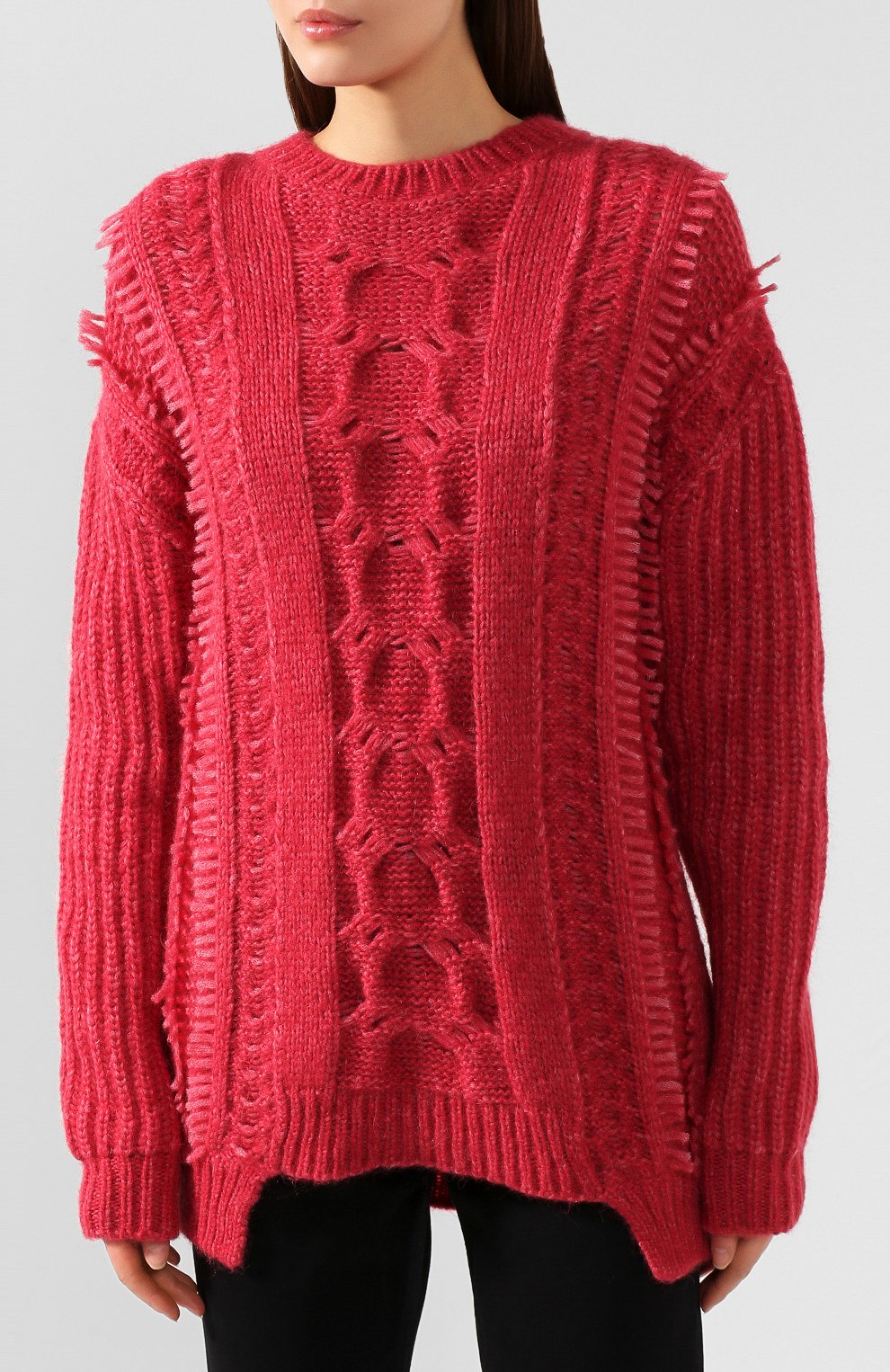 Шерстяной свитер STELLA MCCARTNEY розового цвета по цене 58450 руб., арт. 592497/S2125, фото 3 Шерстяной свитер STELLA MCCARTNEY, арт. 592497/S2125, фото 3