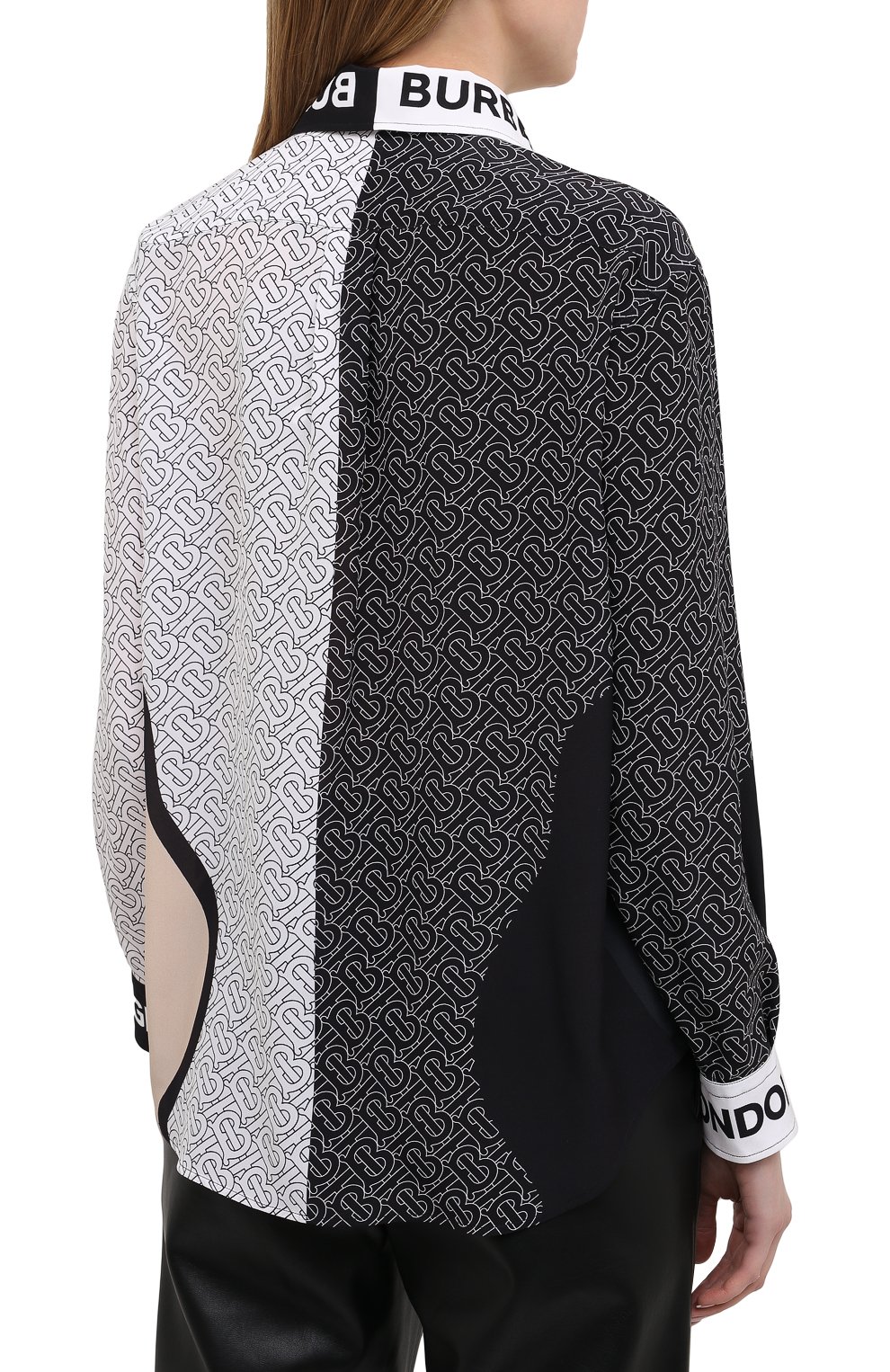 Шелковая рубашка BURBERRY, арт. 8037477, фото 4