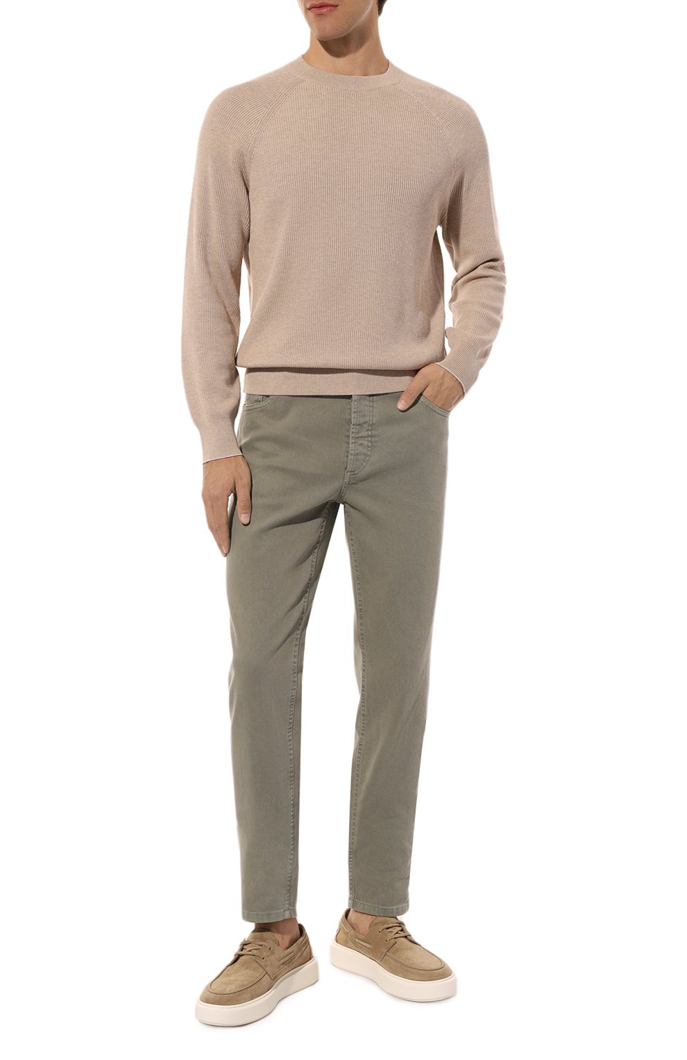 Хлопковый джемпер BRUNELLO CUCINELLI, арт. M2940B2282, фото 2