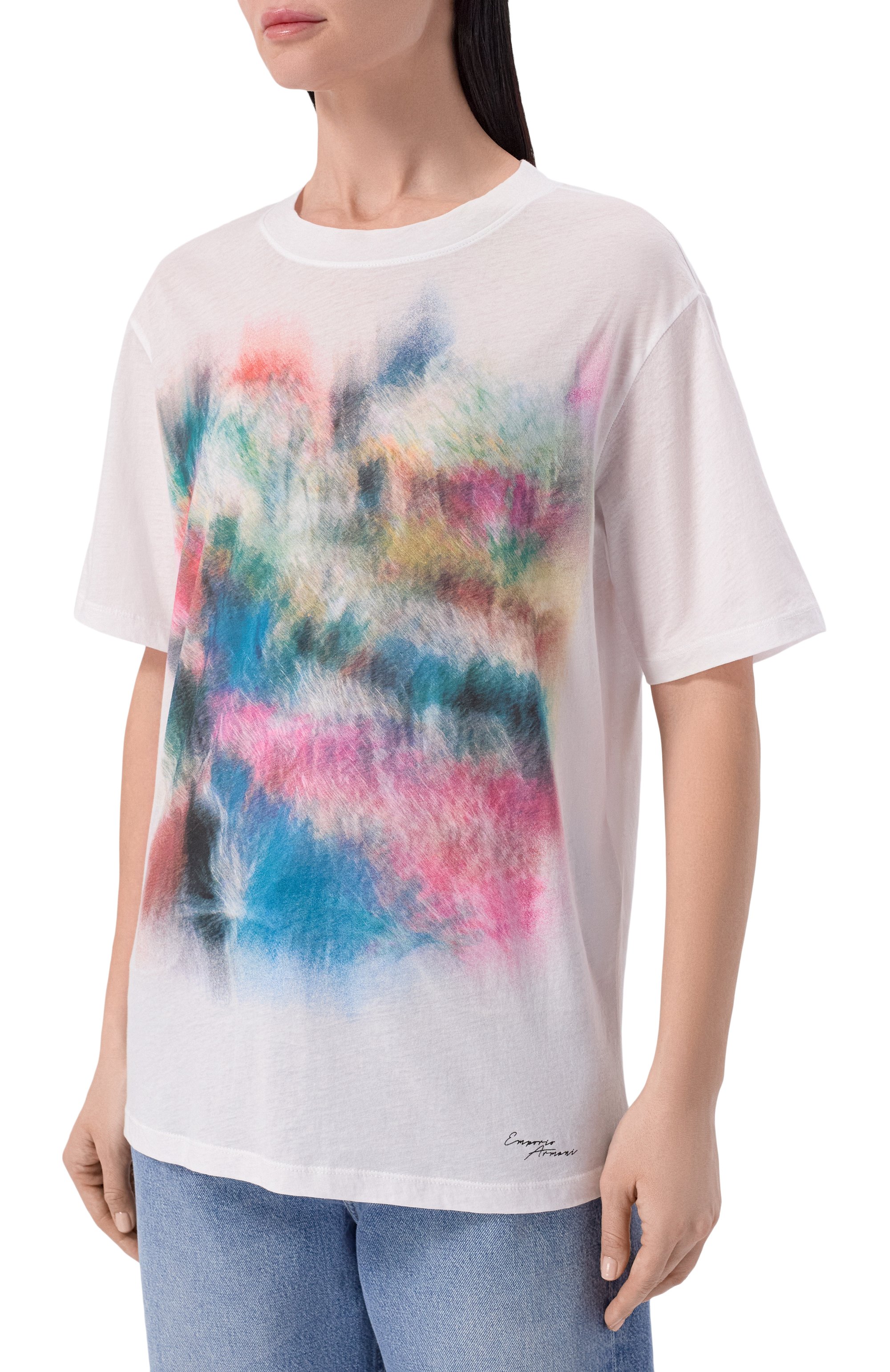 Хлопковая футболка EMPORIO ARMANI, арт. EW004391/AF24695, фото 3