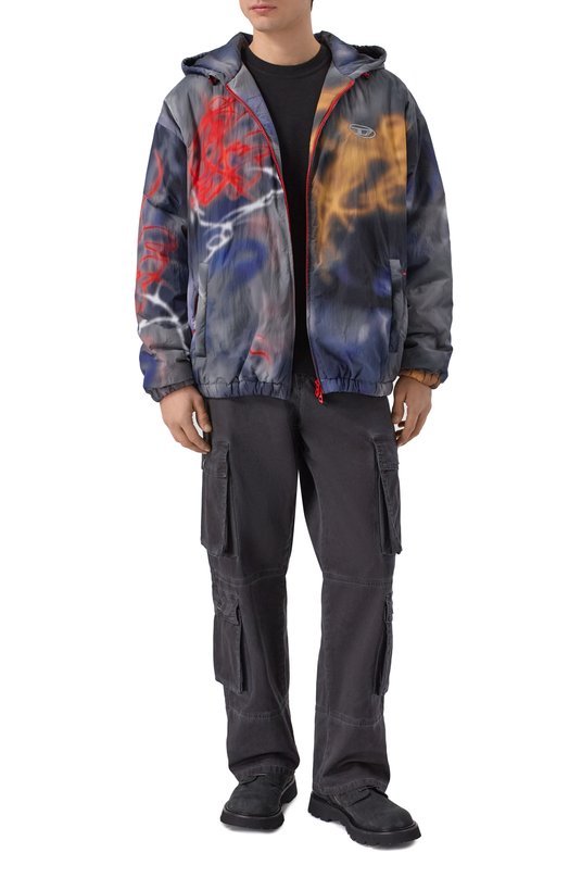 Утепленная куртка Diesel A20346/0PGBW Разноцветный  A20346/0PGBW Фото 2