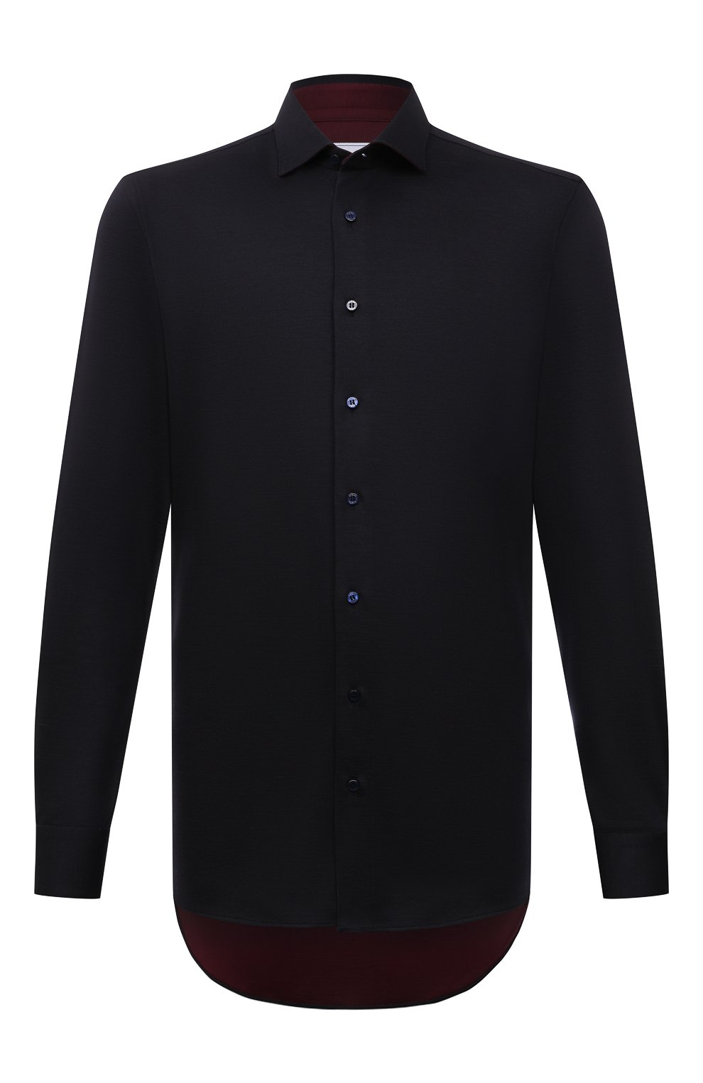 Шерстяная рубашка ZILLI SPORT темно-синего цвета по цене 127000 руб., арт. MFW-66028-000/ZS0004, фото 1 Шерстяная рубашка ZILLI SPORT, арт. MFW-66028-000/ZS0004, фото 1