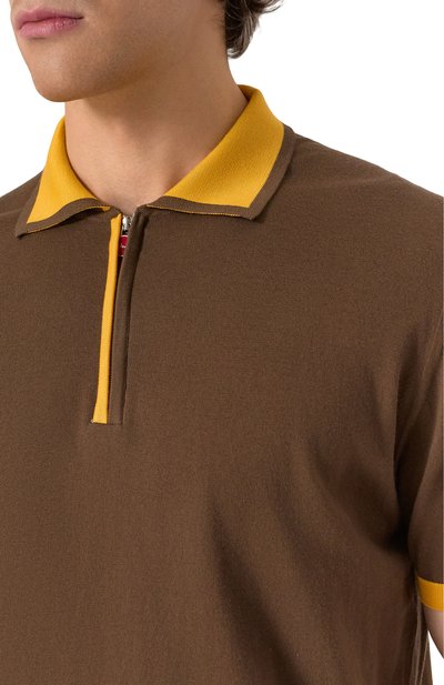 Хлопковое поло KITON, арт. UMK0571V104A, фото 5