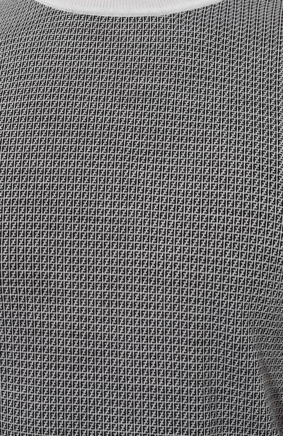 Шерстяная водолазка FENDI черно-белого цвета по цене 79150 руб., арт. FZY458/AH3C/F05WL, фото 5 Шерстяная водолазка FENDI, арт. FZY458/AH3C/F05WL, фото 5