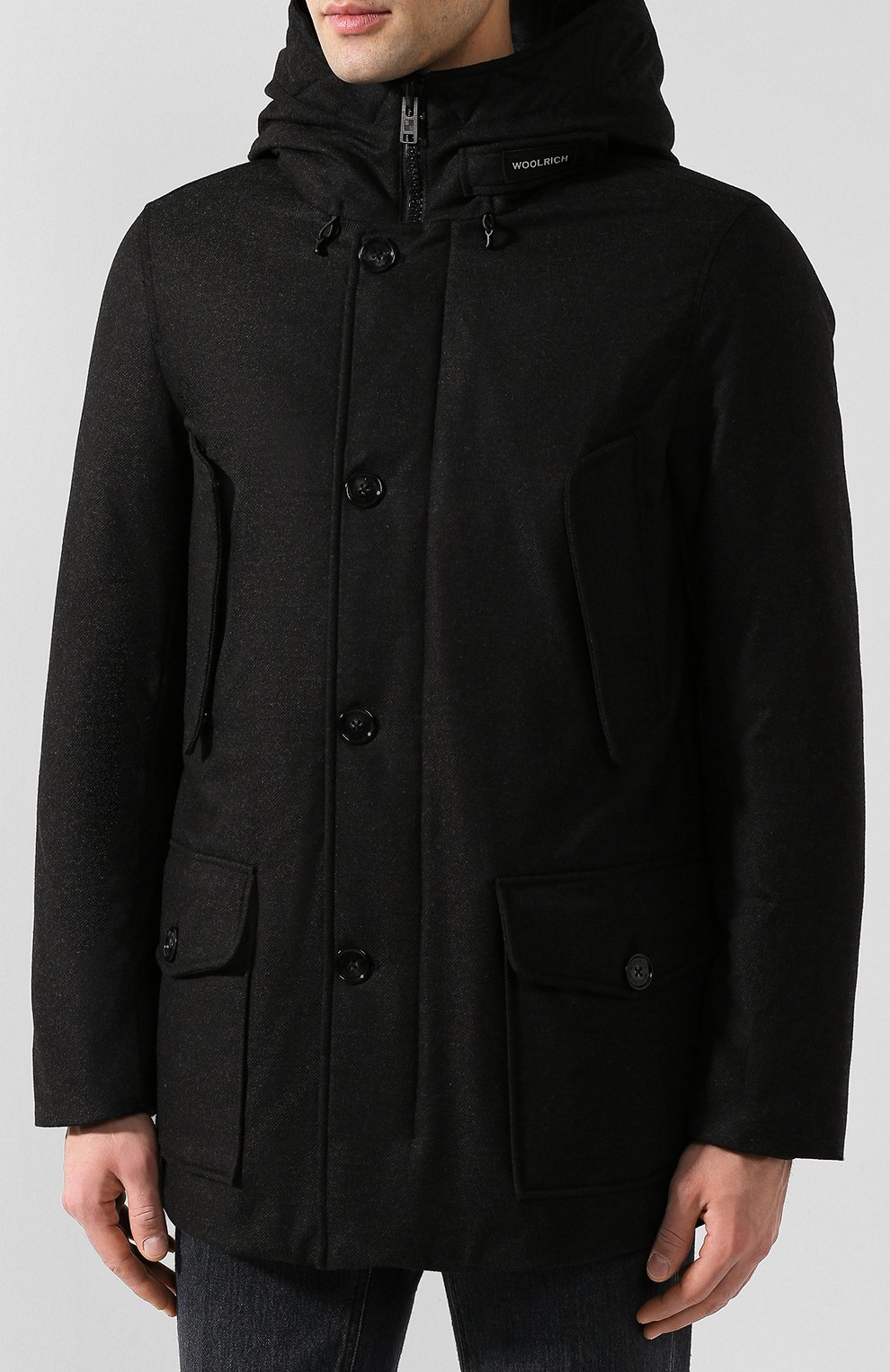 Шерстяной пуховик WOOLRICH, арт. WRCPS0048/UT0668, фото 3