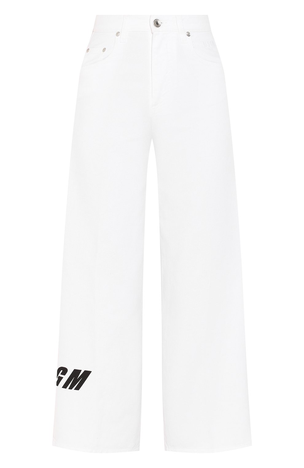 Джинсы MSGM белого цвета по цене 27800 руб., арт. 2841MDP80T 207276, фото 1 Джинсы MSGM, арт. 2841MDP80T 207276, фото 1