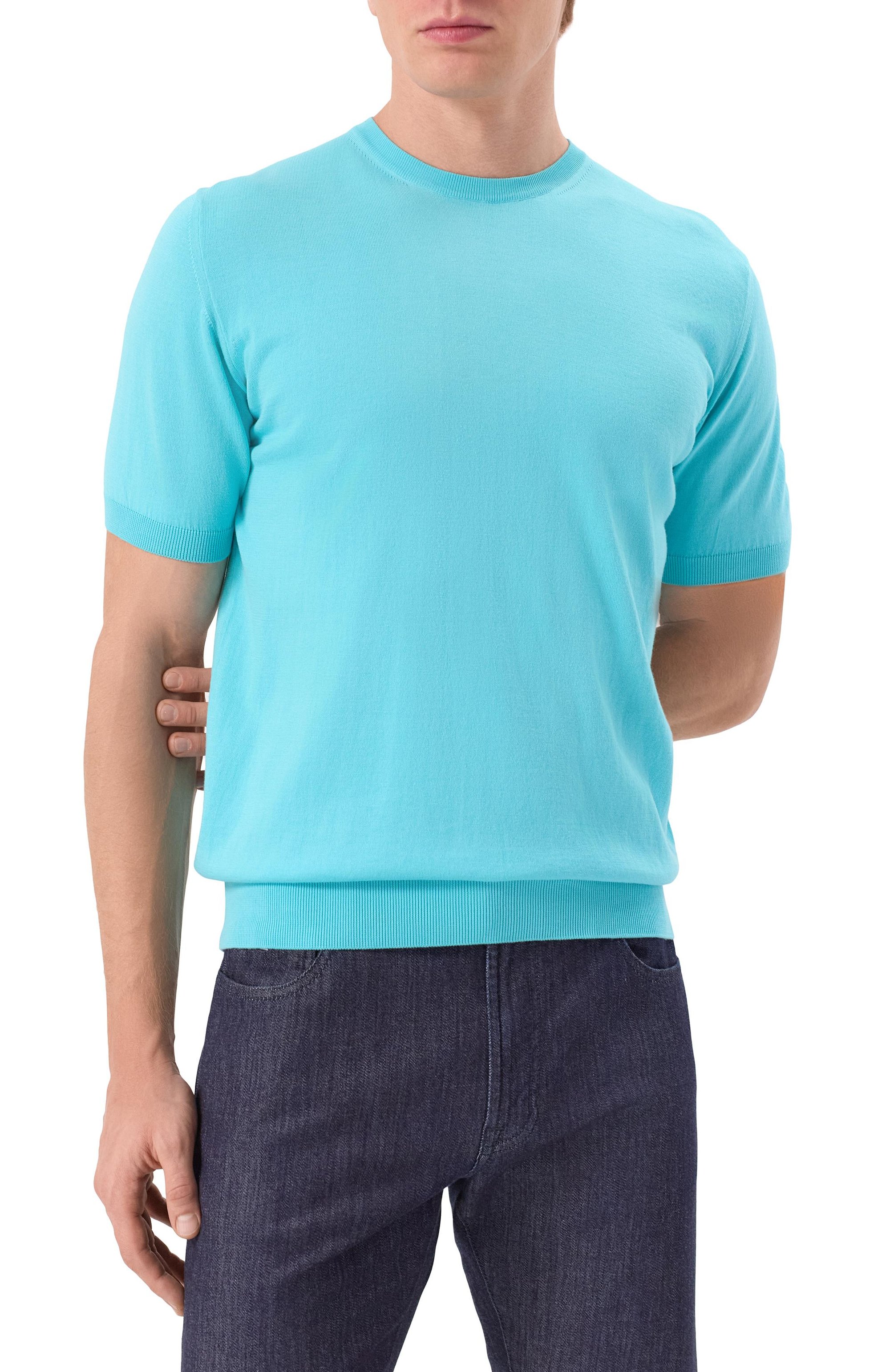 Хлопковый джемпер MOORER, арт. JUDE/SI5, фото 3