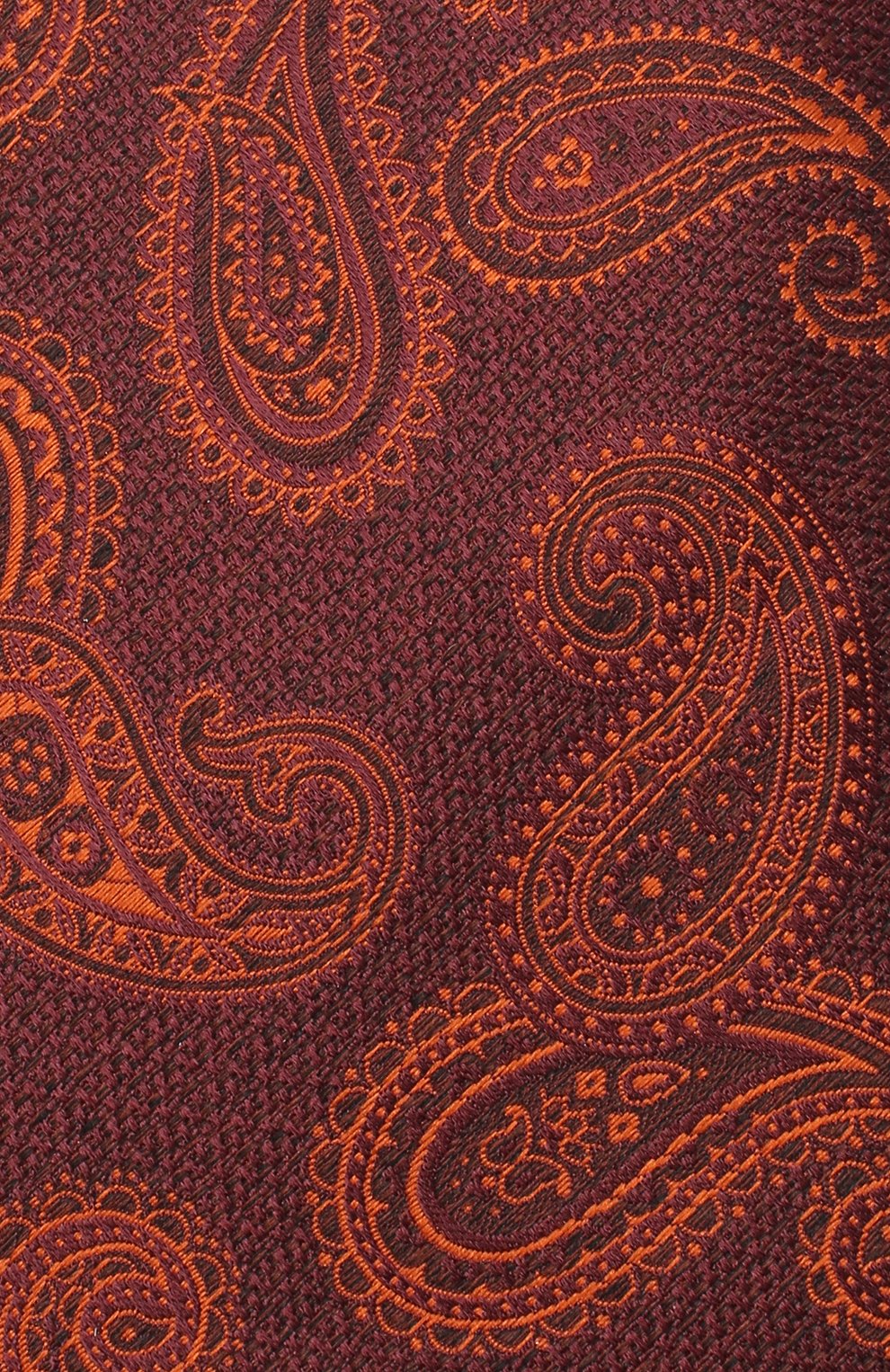 Шелковый галстук CANALI оранжевого цвета по цене 11500 руб., арт. 18/HJ02880, фото 3 Шелковый галстук CANALI, арт. 18/HJ02880, фото 3