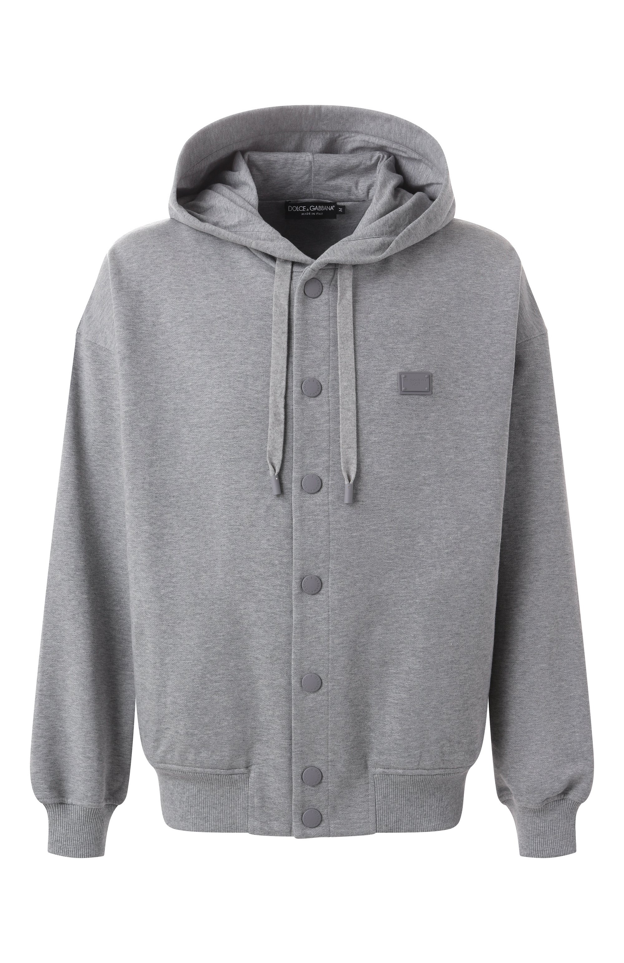 Хлопковая толстовка DOLCE & GABBANA серого цвета по цене 126000 руб., арт. G9BNKT/G702K, фото 1 Хлопковая толстовка DOLCE & GABBANA, арт. G9BNKT/G702K, фото 1