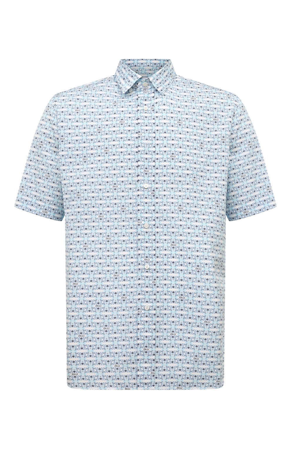 Хлопковая рубашка ZILLI, арт. LINAM5M010003250Q, фото 1